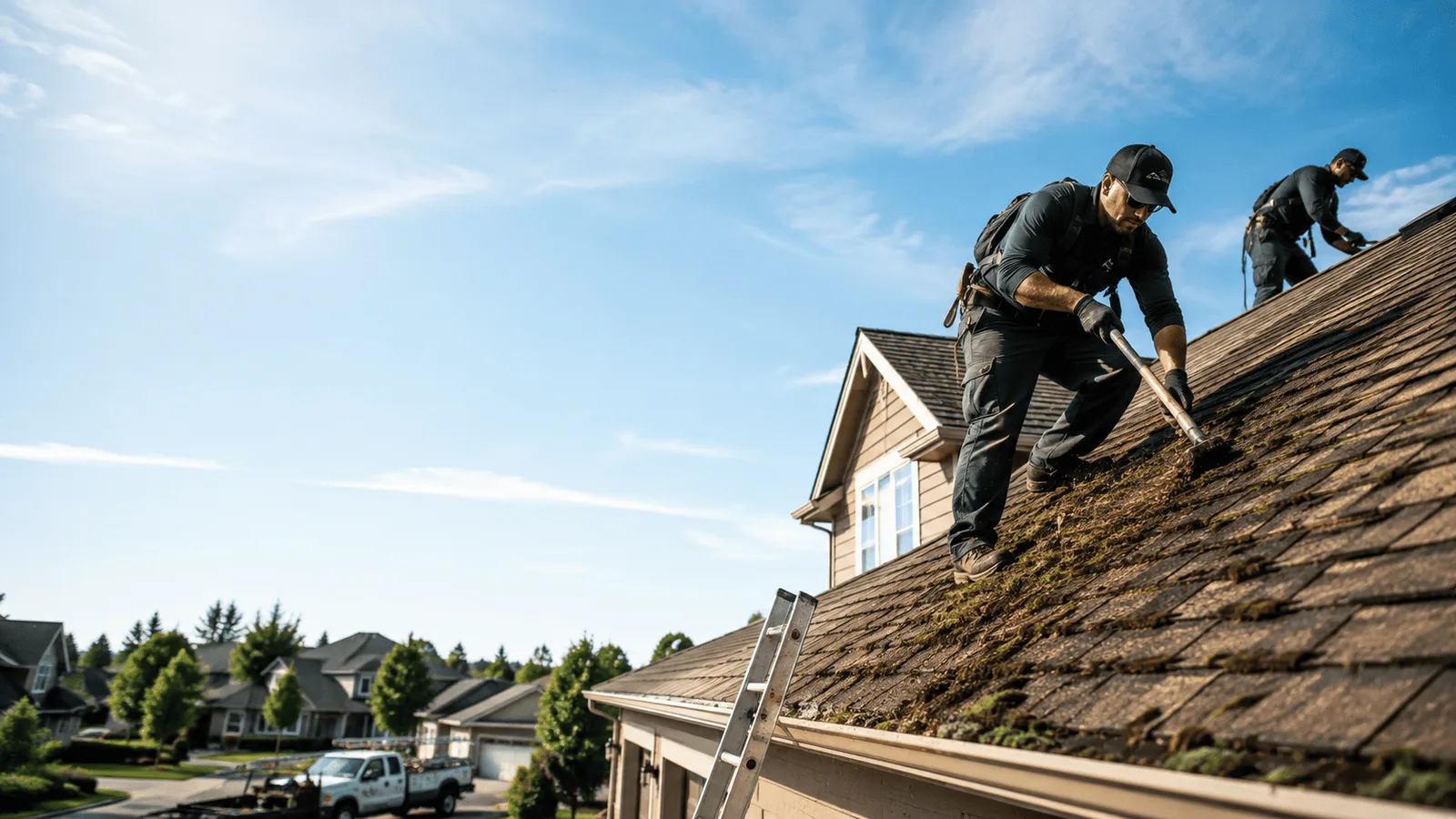 Roof Moss Removal in Saint Bernice, IN near me